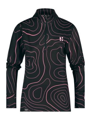 Skipullover Poederbaas Maps Damen Back Pink