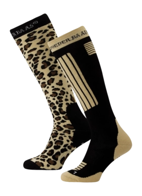 Skisok Poederbaas Panther Brown (2 pack)