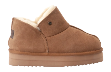 Pantoffel Warmbat Women Willow Plateau Cognac