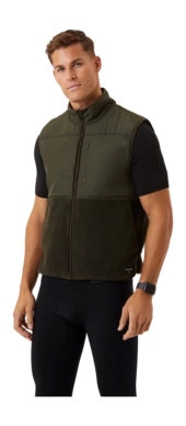 Body Warmer Björn Borg Men Centre Pile Fleece Vest Forest Night