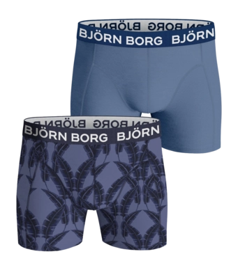 Boxer Shorts Björn Borg Junior Core Boxer Blue/Print (2-pack)