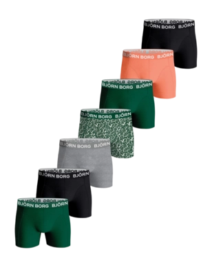 Caleçon Björn Borg Junior Core Multicolore Multipack 1 (7-pack)