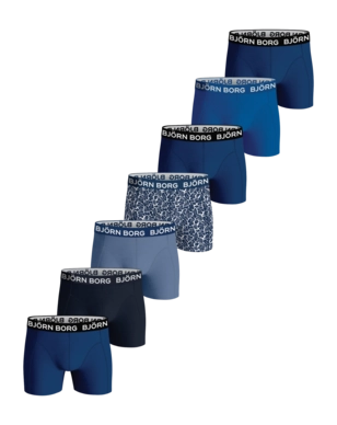 Boxershorts Björn Borg Core Multipack Jungen Blue (7er-Pack)