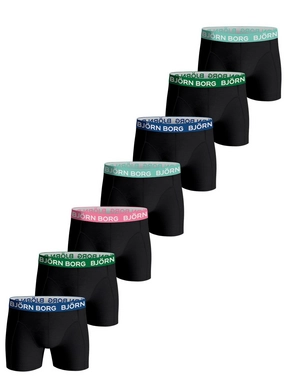 Boxershort Björn Borg Men Cotton Stretch Boxer Multipack Black (7-pack)
