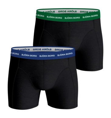 Boxershort Björn Borg Men Cotton Stretch Boxer Multipack Black/Black (2-pack)