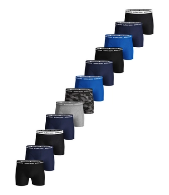 Boxer Björn Borg Homme Coton Stretch Multicolore Pack Black/Blue/Melange (Lot de 12)