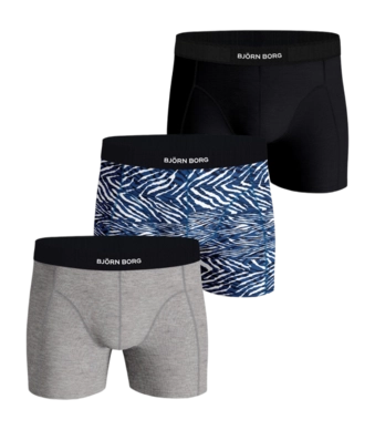 Caleçon Björn Borg Men Premium Cotton Stretch Boxer Multipack 4 (3-pack)