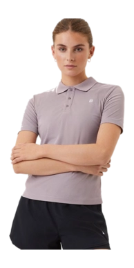 Tennisshirt Björn Borg Women Ace Polo Purple Dove