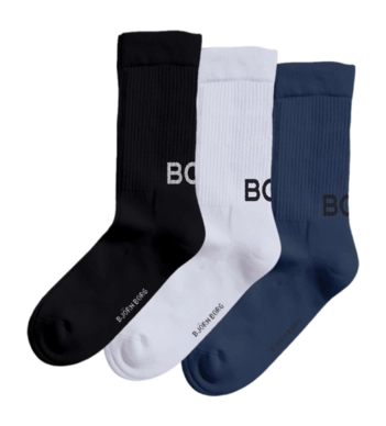 Socks Björn Borg Unisex Core Crew Polyamide Multi-coloured Pack 1 (3-pack)