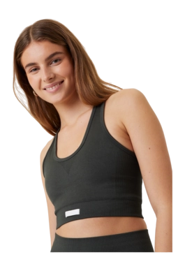 Sport BH Björn Borg Studio Low Seamless Bra Damen Peat