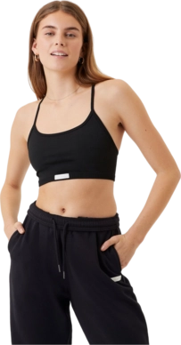 Sport BH Björn Borg Women Studio Seamless Spaghetti Strap Bra Black Beauty