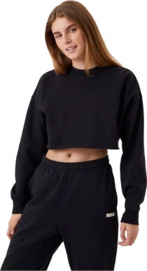 Jumper Björn Borg Women Studio Oversized Cropped Crew Black Beauty