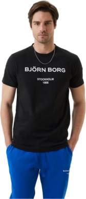 T-Shirt Björn Borg Men Borg Logo Black Beauty