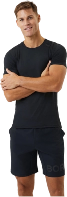 T-Shirt Björn Borg Men Borg Tech T-Shirt Black Beauty