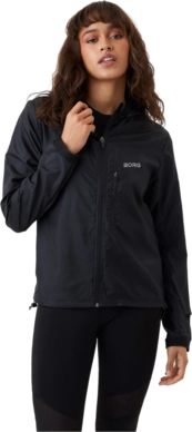 Sweatjacke Björn Borg Running Wind Jacket Damen Black Beauty