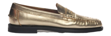 Mocassins Sebago Femmes Dan Met Gold