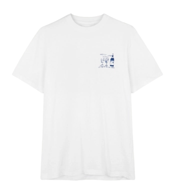 T-shirt Libertine Libertine Homme Beat L'Esprit White