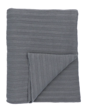Plaid Organic Home Dune Stone Grey