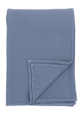 Plaid Organic Home Savanna Sea Blue