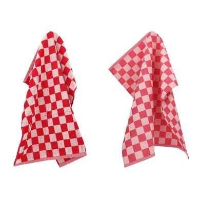 Serviette de Cuisine et Torchon Bunzlau Castle Bloc Rouge