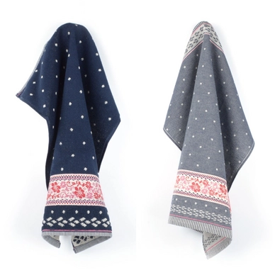 Torcon de Cuisine et Linge à Vaisselle Bunzlau Castle Harmony Dark Blue