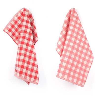 Serviette de Cuisine et Torchon Bunzlau Castle Ruit Rouge