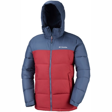 Jas Columbia Men Pike Lake Hooded Dark Mountain Red Element