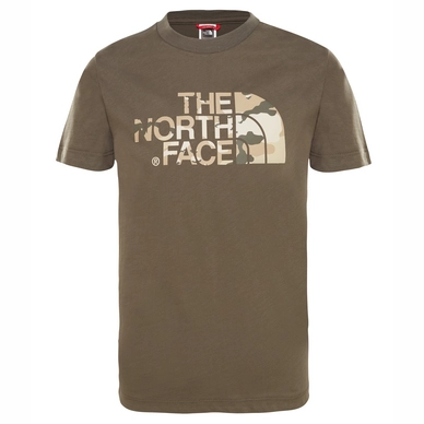 T-Shirt The North Face Youth Easy Taupe Green