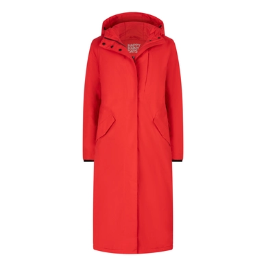 Regenjas Happy Rainy Days Vancouver Padded Red