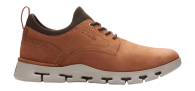 Baskets Clarks Homme Nature X Two Dark Tan Nubuck