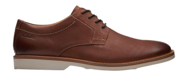 Veterschoen Clarks Men Atticus LTLace Dark Tan Leather