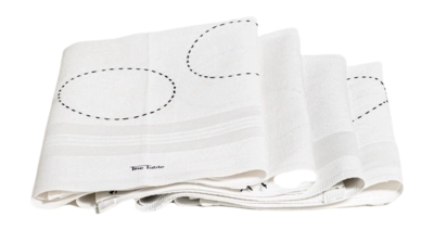 Serviette de Table The Table Back Home Rice And Black (Ensemble de 4)