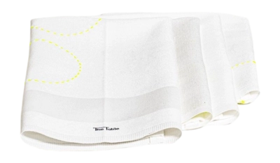 Serviette de Table The Table ack Home Rice And Yellow (Set de 4)