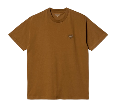 T-shirt Carhartt WIP Unisexe S/S Heart Patch T-Shirt Deep H Brown