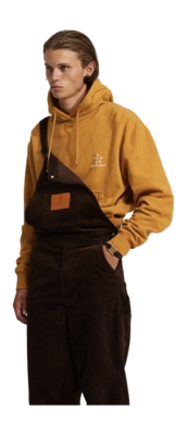 Hoodie Bram's Fruit Men Distressed Automn Orange
