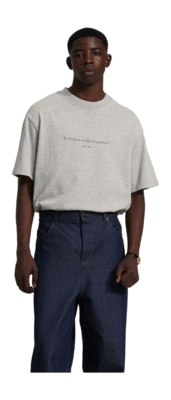 T-Shirt Bram's Fruit Men Je Voudrais Light Grey
