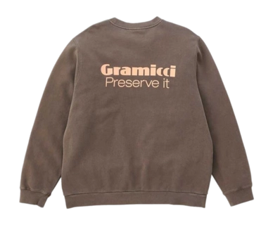 Sweatshirt Gramicci Men Preserve-it Brown Pigment