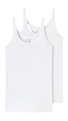 Unterhemd Schiesser 174389 Damen White (2er-Pack)