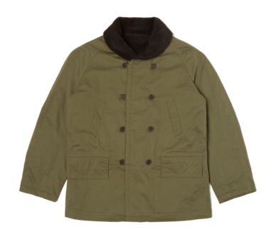 Veste Universal Works Homme Reversible Mackinaw Light Olive
