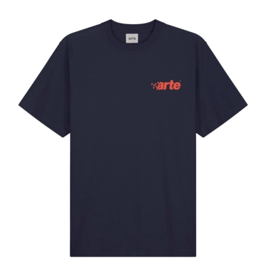 T-Shirt Arte Antwerp Homme Tommy Pixel Logo Navy