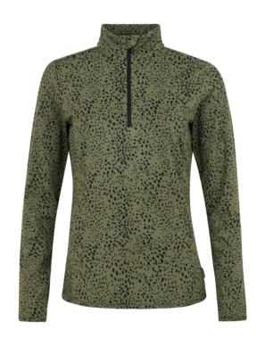 Skipully Protest Women PRTGRENADA 1/4 Zip Top Botanic Green