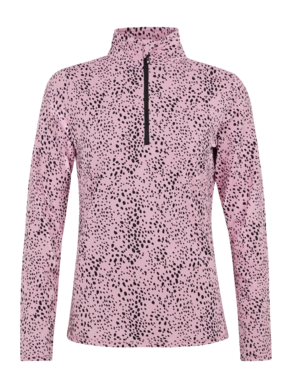 Pull de Ski Protest Women PRTGRENADA 1/4 Zip Top Cameo Pink