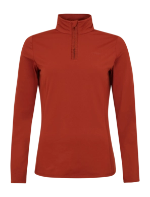 Pullover Protest Women FABRIZ 1/4 Zip Top Uluru Rust