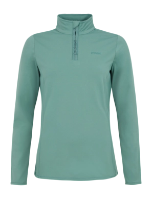 Pullover Protest Women FABRIZ 1/4 Zip Top Crocodile Green