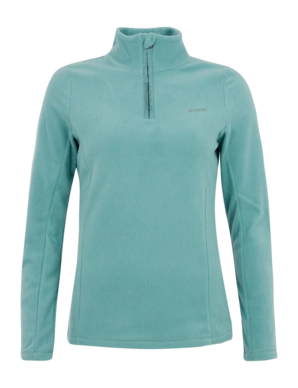 Skipully Protest Women MUTEZ 1/4 Zip Top Crocodile Green