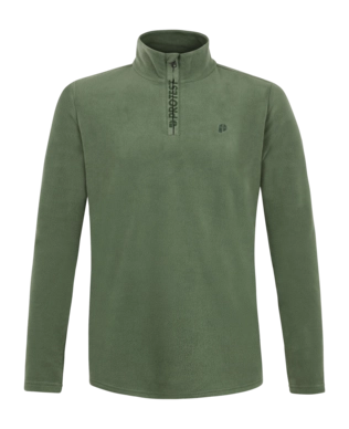 Skipully Protest Men PERFECTO 1/4 Zip Top Thyme