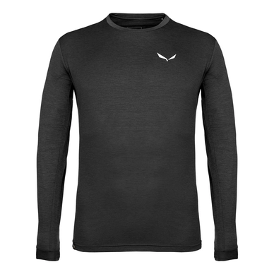 Funktionsshirt Salewa Puez Melange Dry M L/S Tee Herren Black Out Melange