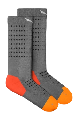 Sok Salewa Men Pedroc Am M Crew Sock Light Grey 4570