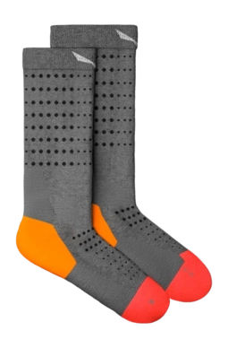 Sok Salewa Women Pedroc Am W Crew Sock Light Grey 6080