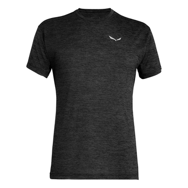 T-Shirt Salewa Puez Melange Dry M S/S Tee Herren Black Out Melange